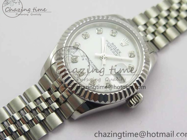 BP Jubilee Crystal SS on Edition White Best 28mm ETA2671 Bracelet Datejust SS 279174 Maker Dial 0421